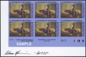 Sale 1007, Lot 3202, Hunting Permit blocks (RW)