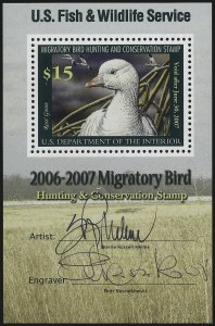 Sale 1007, Lot 3206, Hunting Permit blocks (RW)