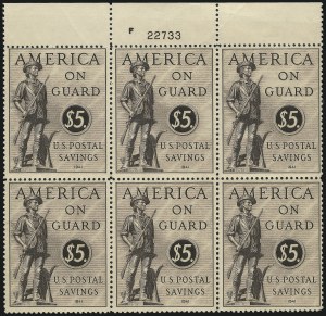 Sale 1007, Lot 3224, Savings Stamps (PS, WS)