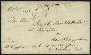 Sale 1010, Lot 1, Free Frank, Territorial