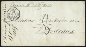 Sale 1010, Lot 193, French Consular P.O. in Cuba