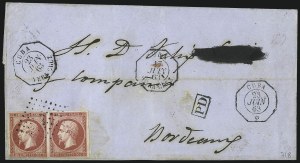 Sale 1010, Lot 194, French Consular P.O. in Cuba
