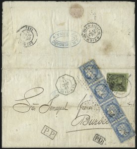 Sale 1010, Lot 198, French Consular P.O. in Cuba
