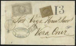 Sale 1010, Lot 199, French Consular P.O. in Cuba