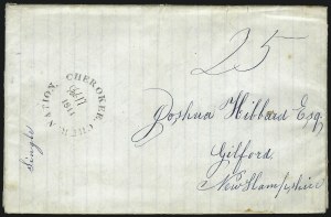 Sale 1010, Lot 2, Free Frank, Territorial