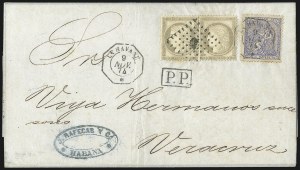 Sale 1010, Lot 200, French Consular P.O. in Cuba