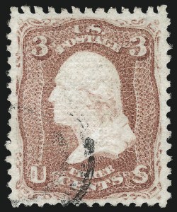 Sale 1010, Lot 48, 1867-68 Grilled Issue