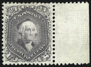 Sale 1010, Lot 52, 1867-68 Grilled Issue