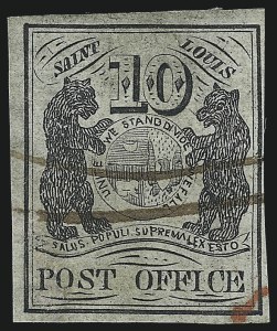 Sale 1010, Lot 7, Postmasters` Provisionals