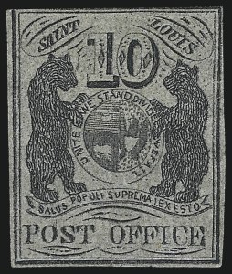 Sale 1010, Lot 8, Postmasters` Provisionals