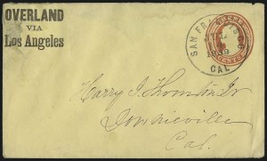 Sale 1011, Lot 1137, Western Mails