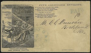 Sale 1011, Lot 1142, Western Mails