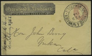 Sale 1011, Lot 1166, Western Express (Adams thru Hopkinson`s)