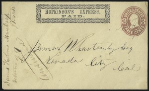 Sale 1011, Lot 1169, Western Express (Adams thru Hopkinson`s)
