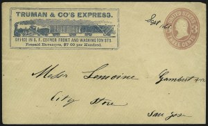 Sale 1011, Lot 1199, Western Express (Palmer thru Wells & Co.)