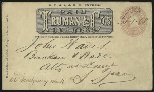 Sale 1011, Lot 1200, Western Express (Palmer thru Wells & Co.)