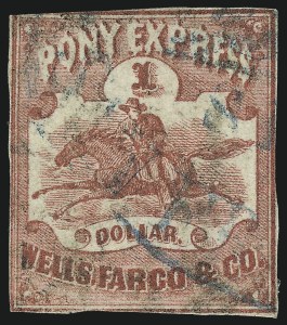 Sale 1011, Lot 1205, Western Express (Wells Fargo thru Whitney, groups)