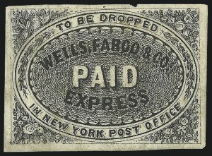 Sale 1011, Lot 1208, Western Express (Wells Fargo thru Whitney, groups)