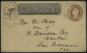 Sale 1011, Lot 1222, Western Express (Wells Fargo thru Whitney, groups)