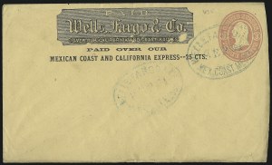 Sale 1011, Lot 1223, Western Express (Wells Fargo thru Whitney, groups)