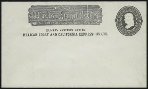 Sale 1011, Lot 1225, Western Express (Wells Fargo thru Whitney, groups)