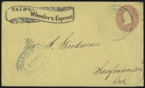 Sale 1011, Lot 1226, Western Express (Wells Fargo thru Whitney, groups)