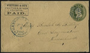 Sale 1011, Lot 1229, Western Express (Wells Fargo thru Whitney, groups)