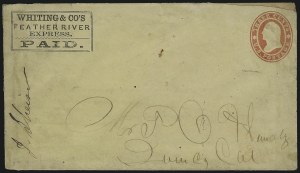 Sale 1011, Lot 1230, Western Express (Wells Fargo thru Whitney, groups)