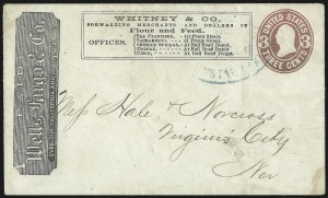 Sale 1011, Lot 1231, Western Express (Wells Fargo thru Whitney, groups)