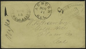 Sale 1011, Lot 1232, Western Express (Wells Fargo thru Whitney, groups)