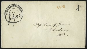 Sale 1011, Lot 1275, Postal Markings by State (New Jersey thru Virginia)