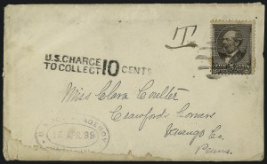Sale 1011, Lot 1316, U.S. Postal Agencies in Shanghai & Siberia