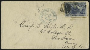 Sale 1011, Lot 1318, U.S. Postal Agencies in Shanghai & Siberia