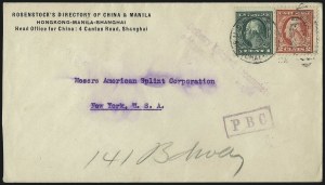 Sale 1011, Lot 1332, U.S. Postal Agencies in Shanghai & Siberia
