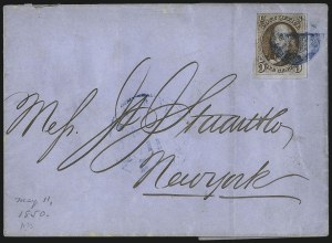 Sale 1011, Lot 1359, 5c 1847 Issue (Scott 1)