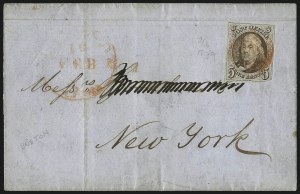 Sale 1011, Lot 1376, 5c 1847 Issue, cont. (Scott 1)