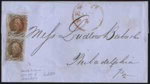 Sale 1011, Lot 1383, 5c 1847 Issue, cont. (Scott 1)