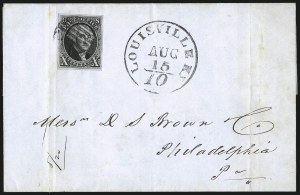 Sale 1011, Lot 1388, 10c 1847 Issue (Scott 2)