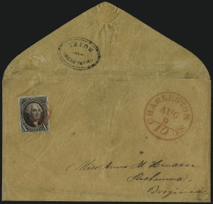 Sale 1011, Lot 1389, 10c 1847 Issue (Scott 2)