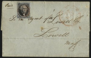 Sale 1011, Lot 1398, 10c 1847 Issue (Scott 2)
