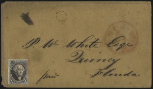 Sale 1011, Lot 1406, 10c 1847 Issue (Scott 2)
