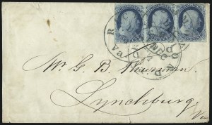 Sale 1011, Lot 1419, 1c 1851-56 Issue (Scott 7-9)