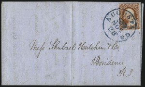 Sale 1011, Lot 1437, 3c 1851-56 Issue (Scott 10-10A)