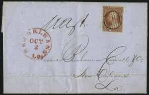 Sale 1011, Lot 1438, 3c 1851-56 Issue (Scott 10-10A)