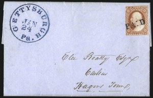 Sale 1011, Lot 1442, 3c 1851-56 Issue (Scott 10-10A)