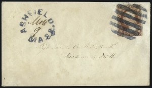 Sale 1011, Lot 1443, 3c 1851-56 Issue (Scott 11-11A)