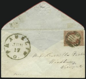 Sale 1011, Lot 1446, 3c 1851-56 Issue (Scott 11-11A)
