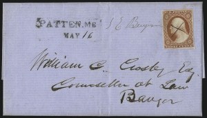 Sale 1011, Lot 1450, 3c 1851-56 Issue (Scott 11-11A)