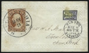 Sale 1011, Lot 1454, 3c 1851-56 Issue (Scott 11-11A)