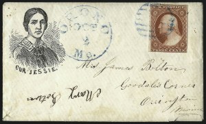 Sale 1011, Lot 1461, 3c 1851-56 Issue (Scott 11-11A)